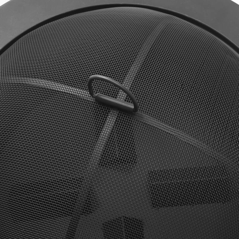 Scott Living Flicker Wood Burning Iron Fire Pit