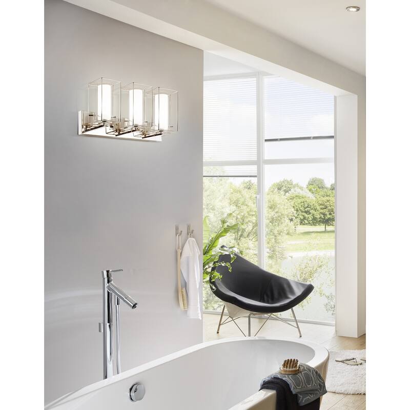 Eglo Iride 3-Light Chrome Vanity Light - Chrome