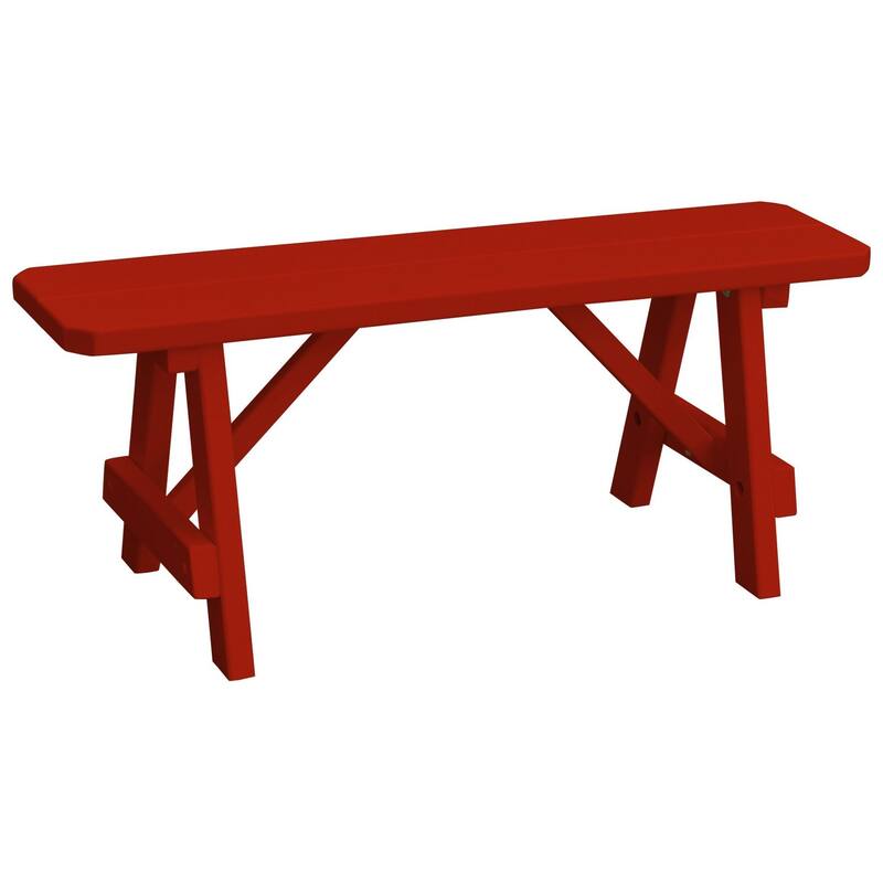 Pine 4' Traditional Bench