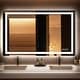 preview thumbnail 42 of 61, LED Bathroom Vanity Mirror Wall Mounted with Double Light Strip, 3-Color Dimmable, Anti-Fog, HD Tempered Glass, UL-Listed, ETL