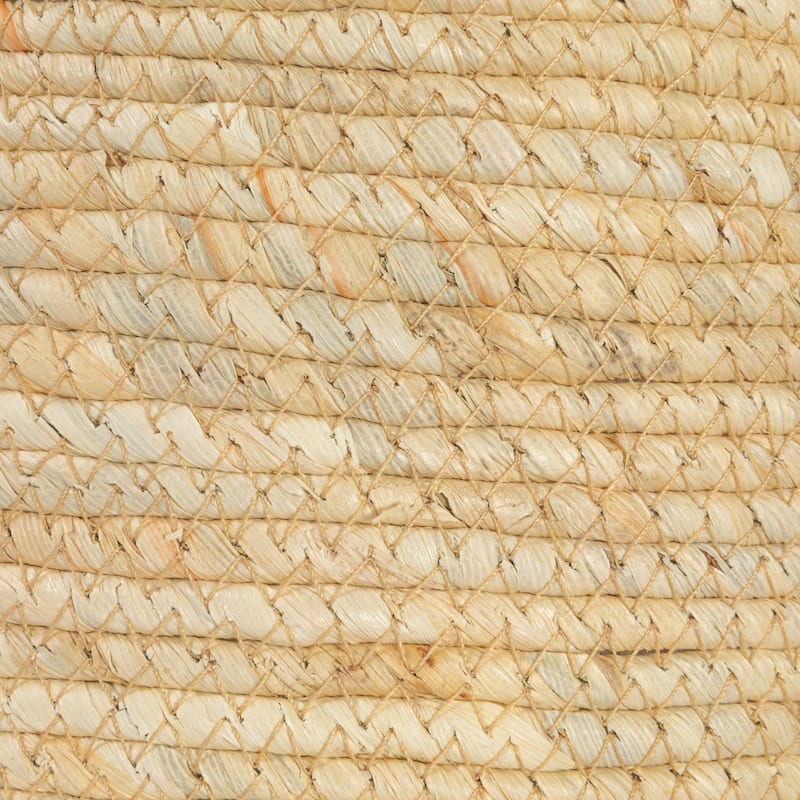 Household Essentials Handwoven Corn Leaf Basket - 9.8"L x 9.8"W x 9.8"H