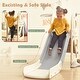 preview thumbnail 8 of 23, Kids Swing-N-Slide with Bus Play Structure, Freestanding Bus Toy with Slide&Swing , Bus Slide Set with Basketball Hoop
