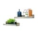preview thumbnail 5 of 9, Handmade Rustic Luxe Floating Shelf, Set of 2