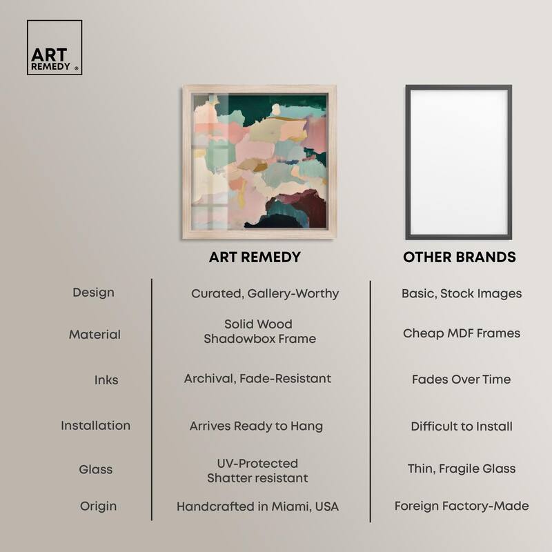 Brushed Beauty II Shadowbox by Art Remedy
