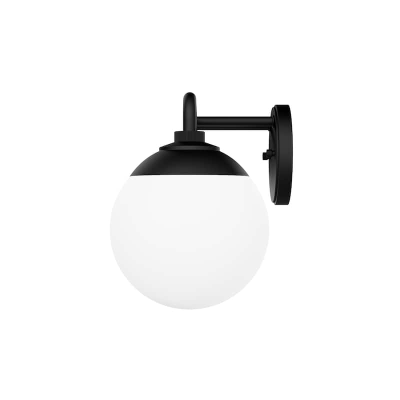 Hunter Hepburn 4-Light Bathroom Vanity Wall Light - Damp Rated - Vintage, Mid-Century