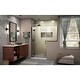 preview thumbnail 19 of 23, DreamLine Unidoor-X 67-67 1/2 in. W x 72 in. H Frameless Hinged Shower Door - 67" - 67.5" W