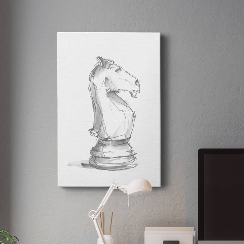 Chess Piece Study I Premium Gallery Wrapped Canvas - Ready to Hang