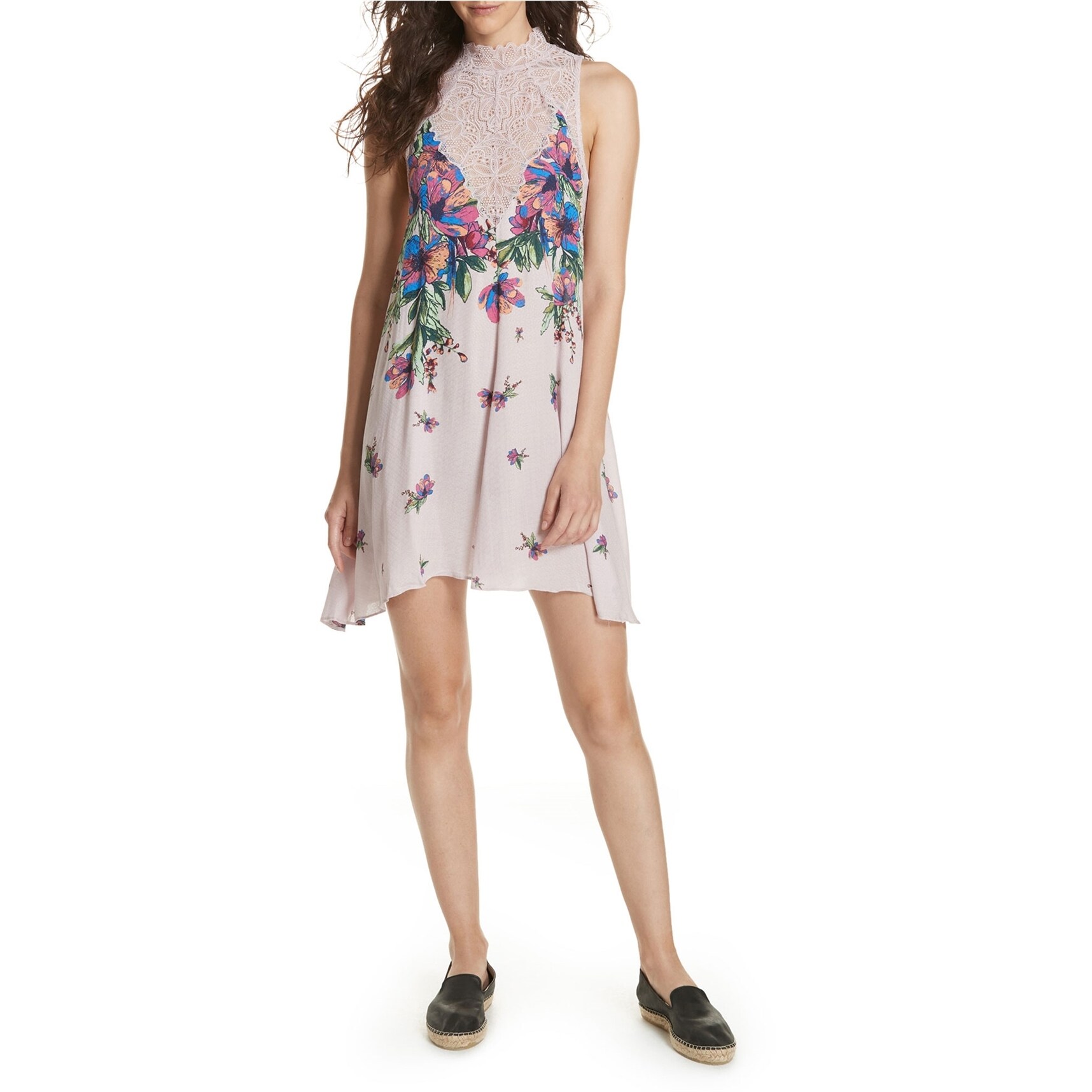 free people lace slip dress