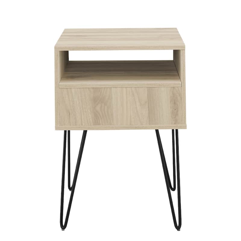 Middlebrook 18-inch 1-drawer Hairpin Nightstand