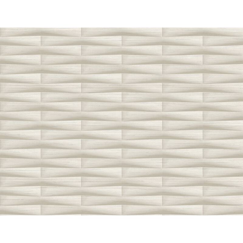 A-Street Prints Gator Beige Geometric Stripe Wallpaper