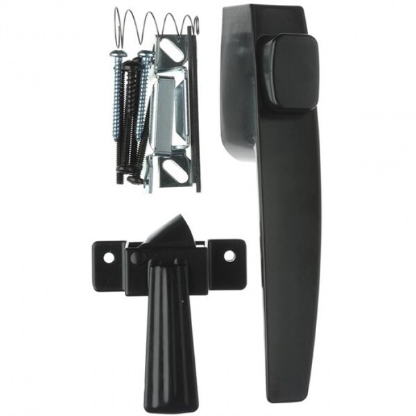 Shop Wright Products VF333BL Free-Hanging Push Button Latch, Black Finish - Free Shipping On ...