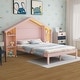 preview thumbnail 20 of 40, Wooden platform bed in house shape