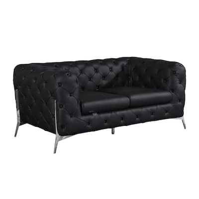 Top Grain 100% Italian Leather Loveseat