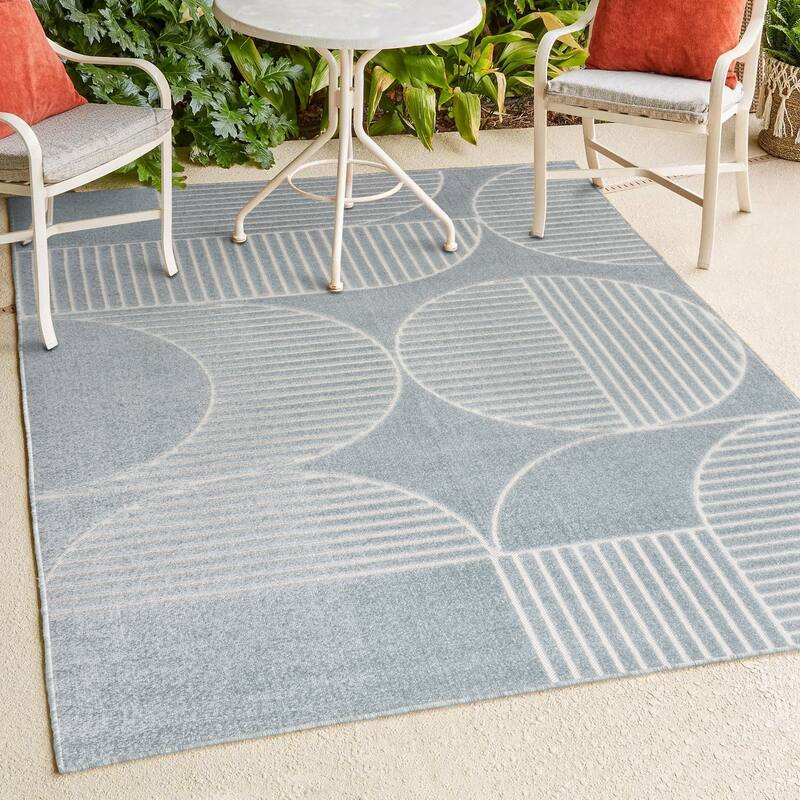 JONATHAN Y Dila Geometric Arch Scandi Striped Ivory/Cream Area Rug