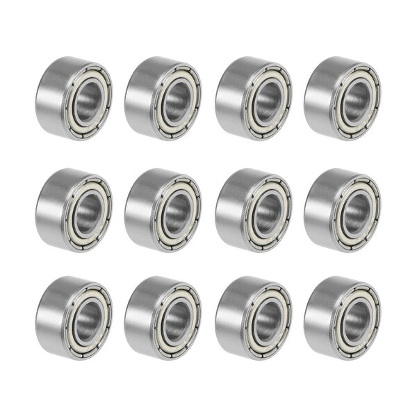 685ZZ Deep Groove Ball Bearings Z2 5x11x5mm Double Shielded Carbon Steel 12pcs