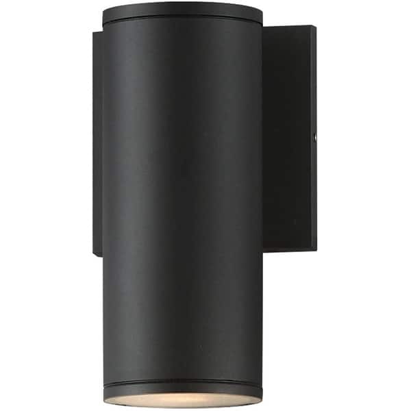 slide 2 of 7, Maxim 86221 Caldera 8" Tall ADA Compliant LED Outdoor Wall Sconce Black