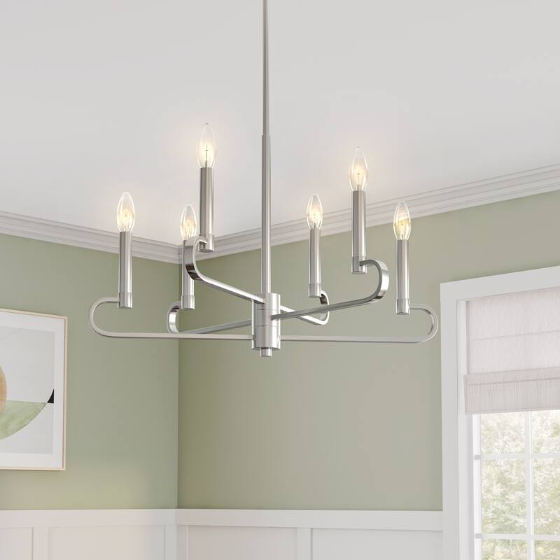 Summit 6 Light Chandelier - 25.5