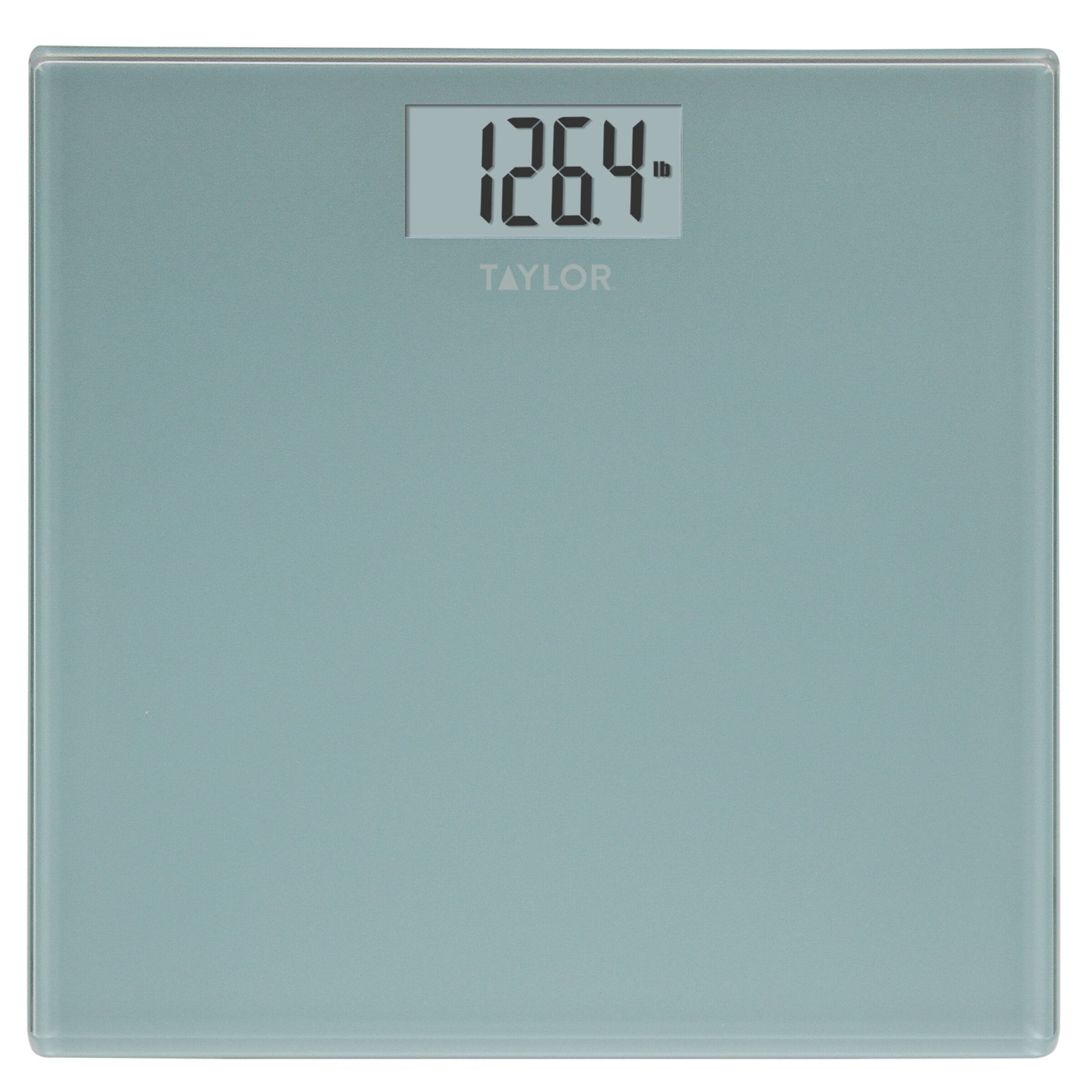 Taylor Digital Bathroom Scale, 400 lb. Capacity, Blue