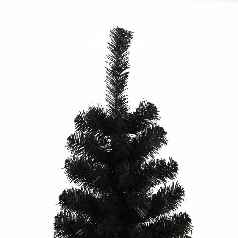 7.5FT Slim Artificial Christmas Tree Includes Foldable Metal Stand