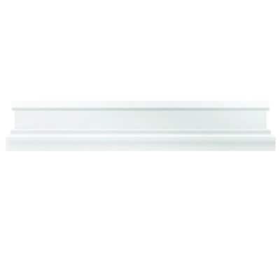 Apollo tile 2 x 12 Grandis Polished Snow White Thassos Marble Tile (1.67 sq ft/case) - 10 Pack