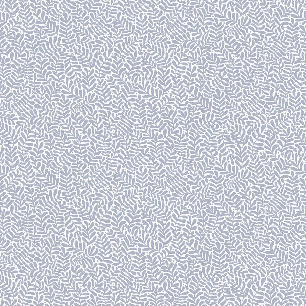 A-Street Prints Anna Light Blue Fern Trail Wallpaper