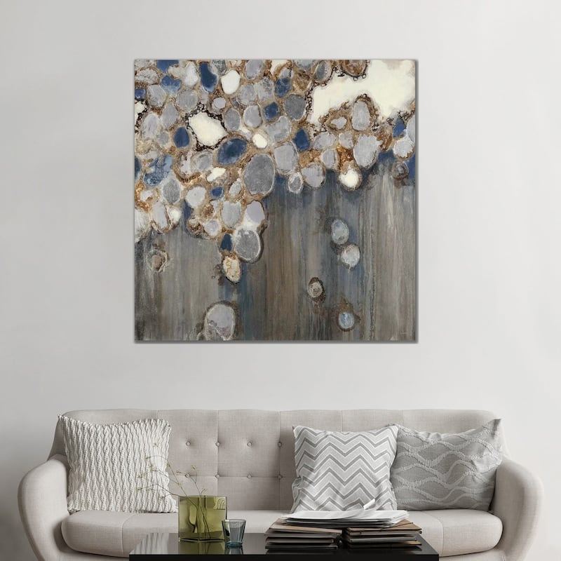 iCanvas "Indigo Oyster Shells" by Liz Jardine Canvas Print