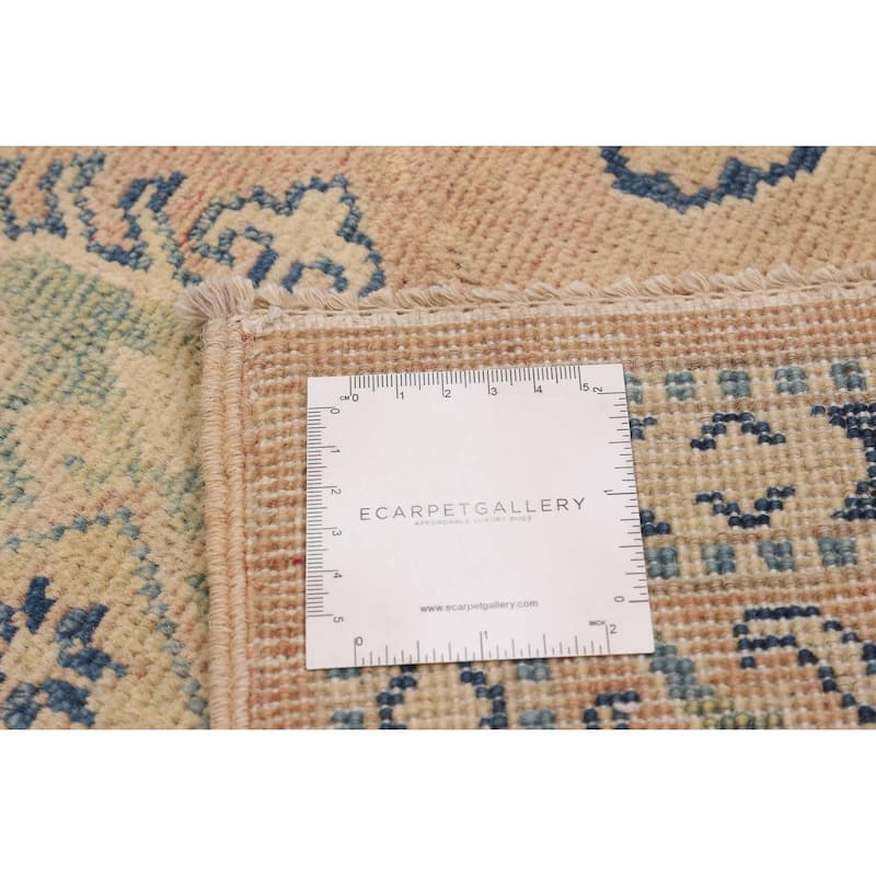 ECARPETGALLERY Hand-knotted Finest Ghazni Tan Wool Rug - 5'10 x 9'0