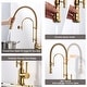 preview thumbnail 65 of 87, WOWOW Single Handle Gooseneck Pull Down Sprayer Kitchen Faucet