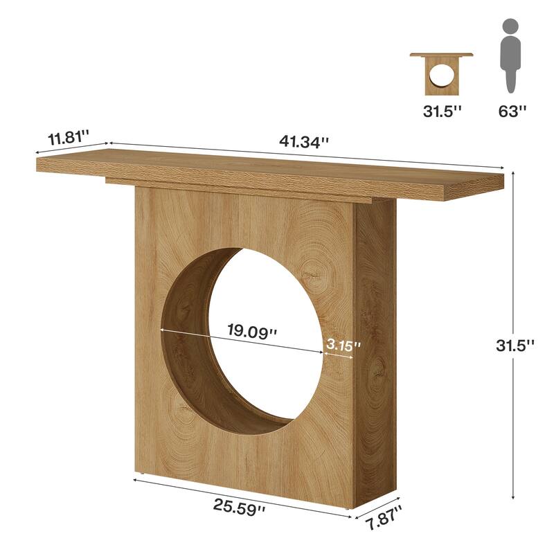 41.33" Farmhouse Console Table for Entryway