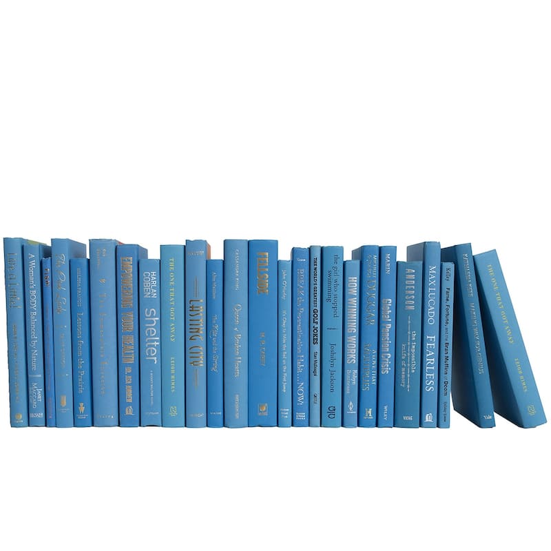 Books Blue Decorative Accessories: Sky Color By The Foot