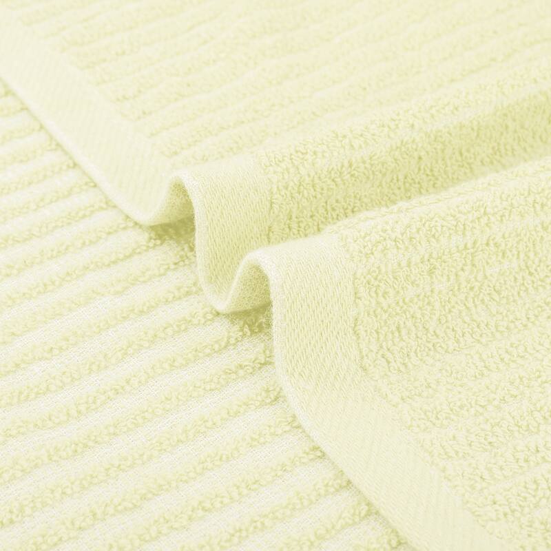Striped Pattern 2 Pack Hand Towels, Absorbent and Quick Drying Towel for Bathroom, Travel, Camp 13" x 29"