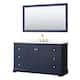 Option Dark Blue / Giotto Quartz Top / Brushed Gold
