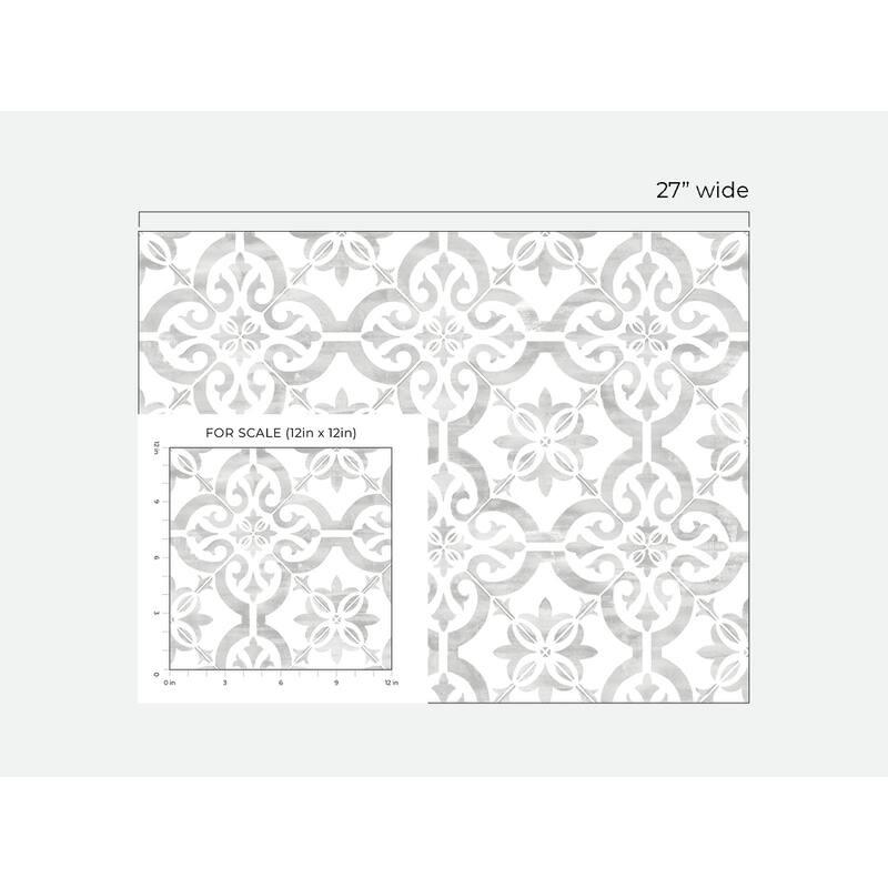 Luxe Haven Porto Tile Peel and Stick Wallpaper