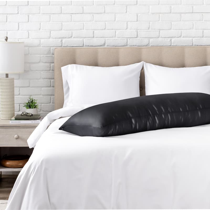 Bare Home Mulberry Silk Body Pillowcase, 19 Momme Silk