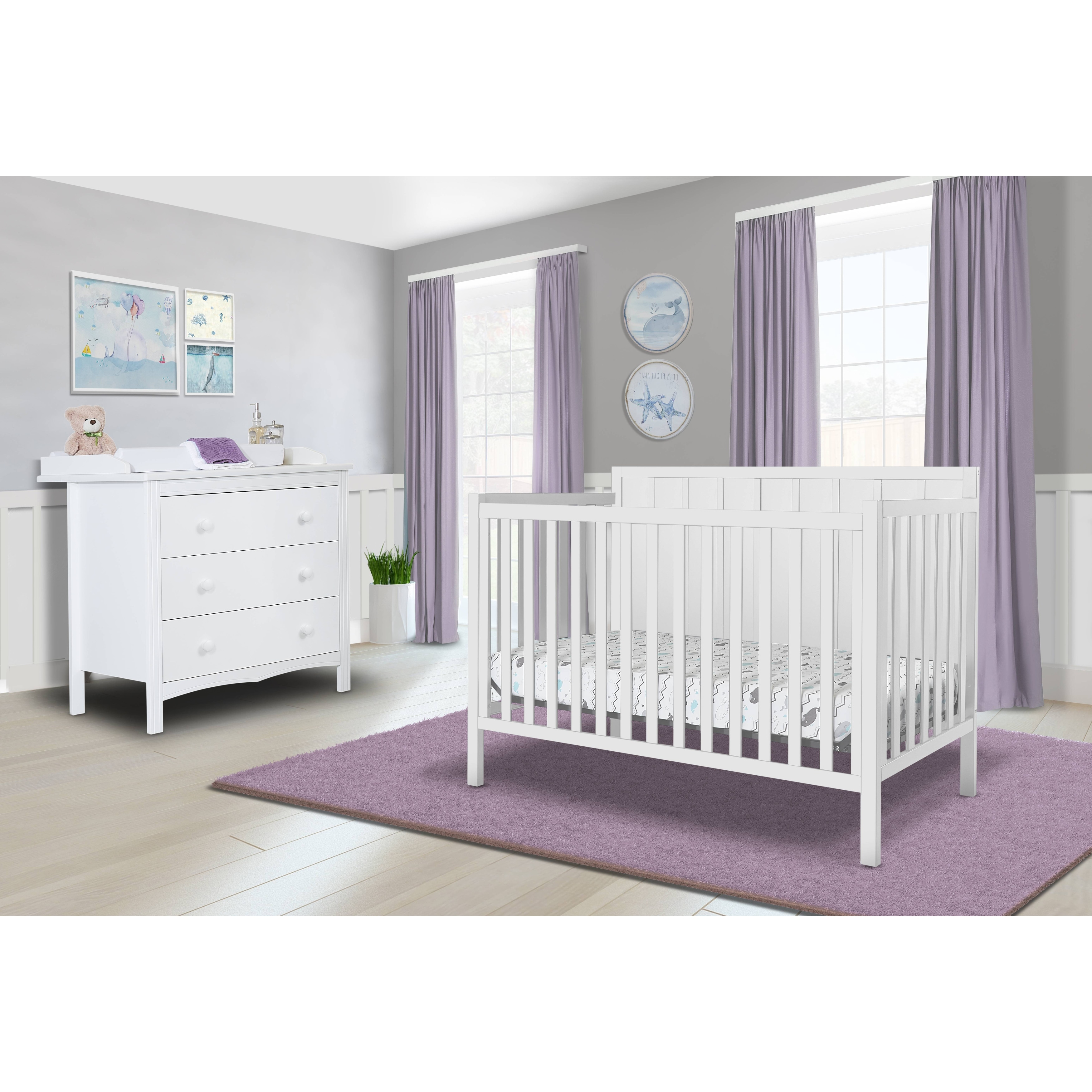 Sorelle Furniture Essex 4-in-1 Convertible Crib White buybuy