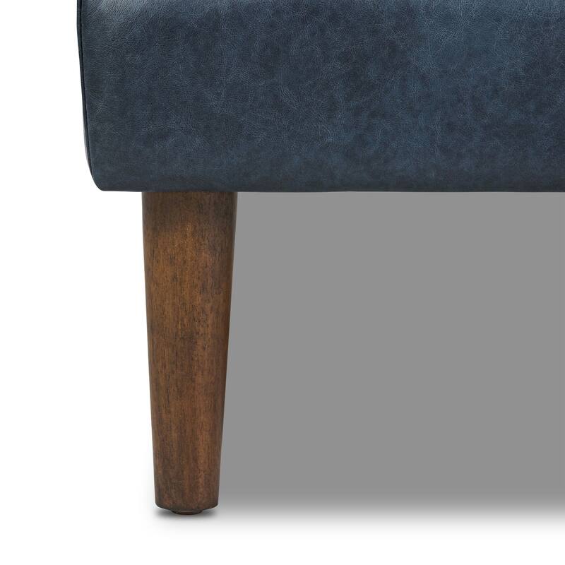 Poly & Bark Napa Ottoman - Full Grain Genuine Italian Leather