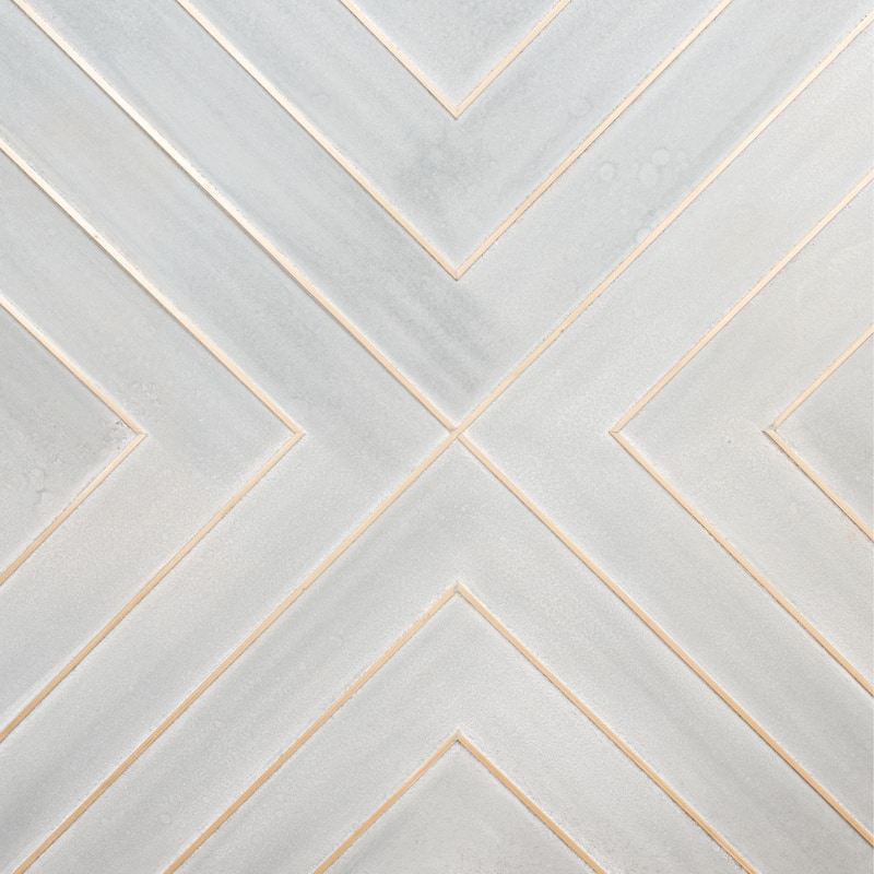 SAFAVIEH Couture Leni Gold Inlayed Cement Bed