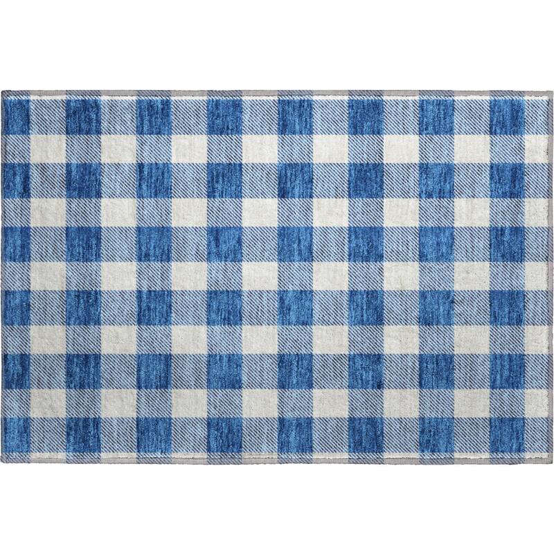 Premium Washable Super Soft Plaid Mayfield Rug