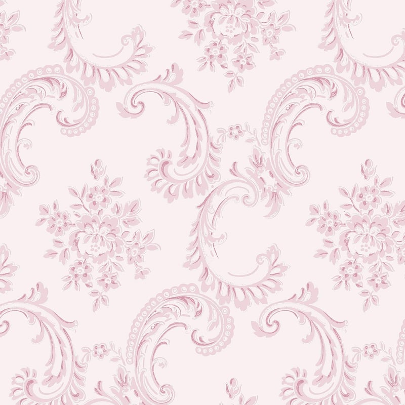 Shabby Chic by Rachel Ashwell Boudoir Beauty Pink Wallpaper