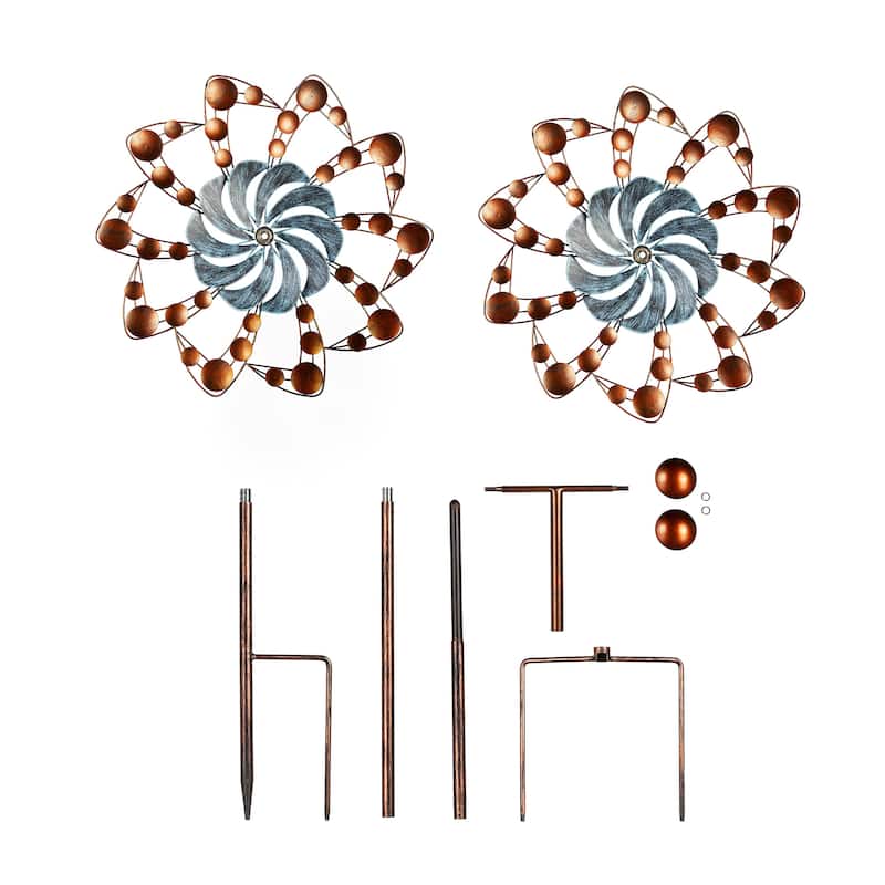 75"H Bubble Flower Wind Spinner