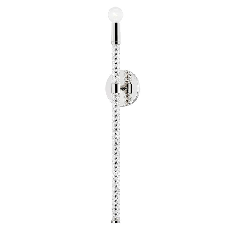 Mitzi by Hudson Valley Pippin 1-light Wall Sconce - Polished Nickel