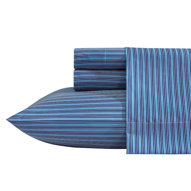 Nautica Printed Soft & Cozy Deep Pocket Sheet Set