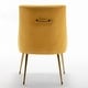 preview thumbnail 21 of 106, SEYNAR Modern Dining Chairs Set of 6, Velvet Accent Chair Tufted Back Armless Chair with Back Pull