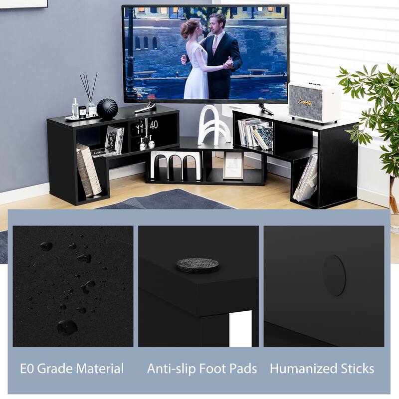 Costway 3 Pcs TV Stand for TV's up To 65'' Console Entertainment