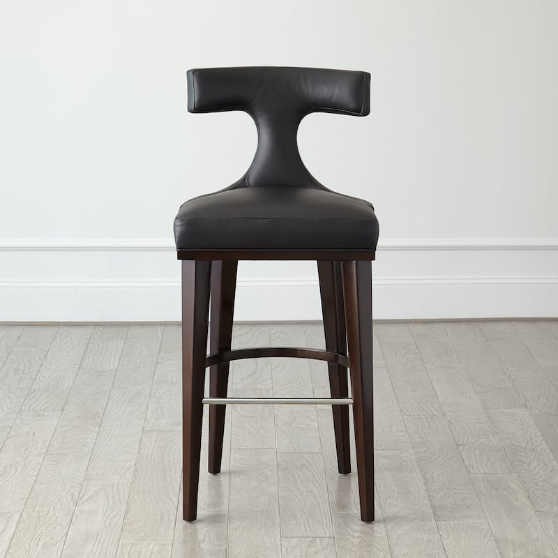 Anvil Back Barstool - Black