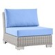 preview thumbnail 35 of 41, Conway Outdoor Patio Wicker Rattan 5-Piece Sectional Sofa Furniture Set