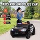 preview thumbnail 5 of 7, Qaba 12V Kids Ride on Police Car, Battery Powerd Electric Car for Kids with 7AH Big Battery, Remote Control, Black