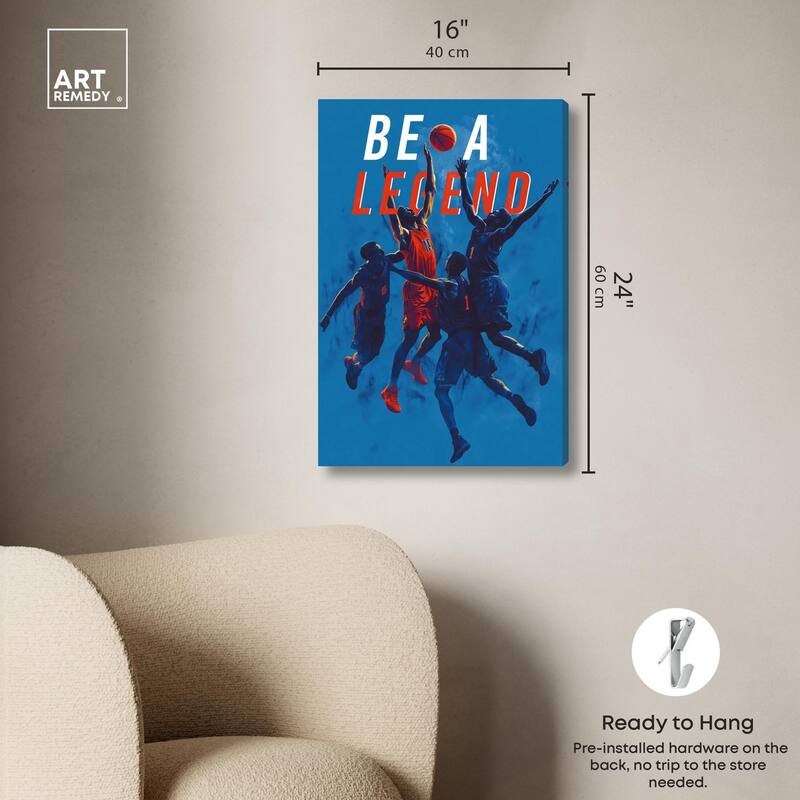 Legendary Shots Canvas by Art Remedy, Gallery Wrapped