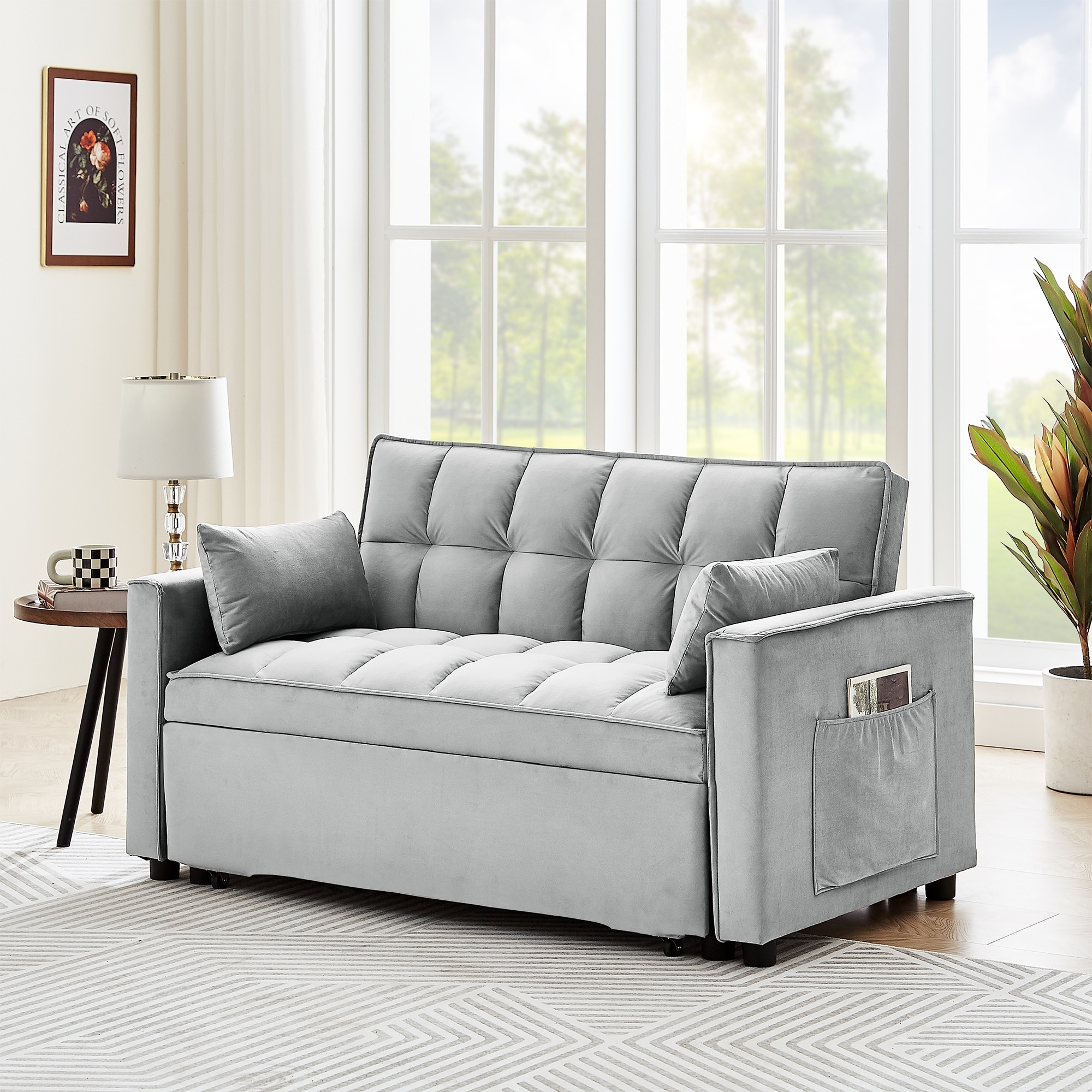 Convertible on sale sleeper loveseat