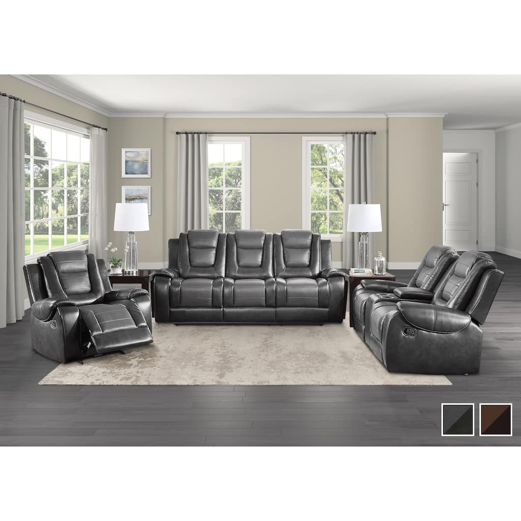 Mischa 3-Piece Reclining Living Room Set
